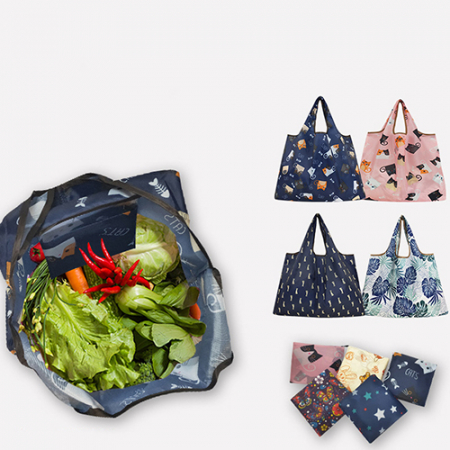 특대형 포켓형 장바구니 포켓장바구니 시장가방 쇼핑백 // 인쇄가능 #4