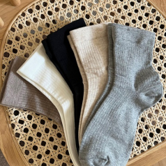 여성 골지 무압박 양말 건강양말