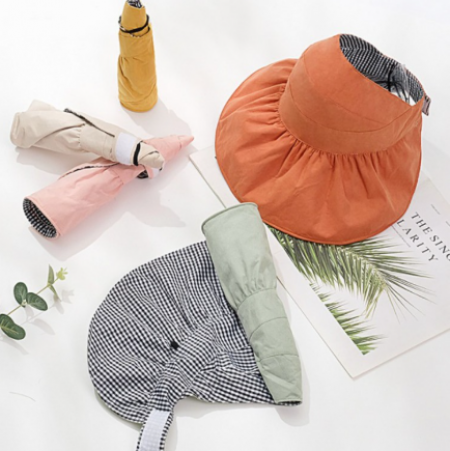 돌돌이썬캡2 비치썬캡 등산모자 버킷햇 피크닉모자 여름모자 벙거지모자 #2