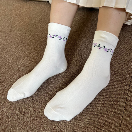 여성 무압박 플라워 양말 건강양말 #3