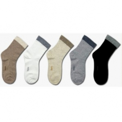 여성 무압박 투컬러 양말 건강양말