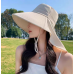 작은이미지: 여성 와이드 플랩캡 버킷햇 챙넓은 사파리모자 목가림모자 #2