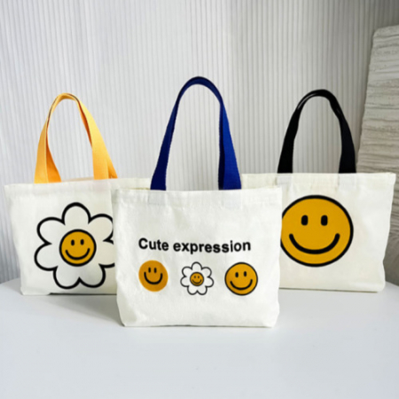 스마일꽃 에코백 캔버스백 미니 에코백 #2