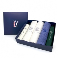 PGA 3단수동 암막 우양산 2P+150g 타올 3P 세트 미니