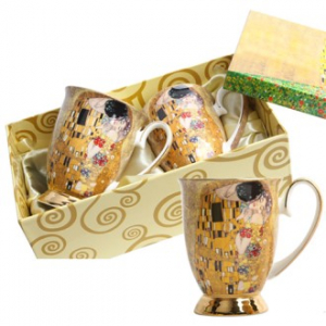 키스명화 본차이나 머그 2인세트