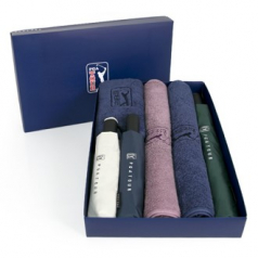 PGA 2단자동+3단완전자동 세이프티+3단수동 암막 우양산+190g 타올 3P 세트 대형