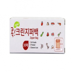 로하스 콕크린 지퍼백 미니, 소형, 대형