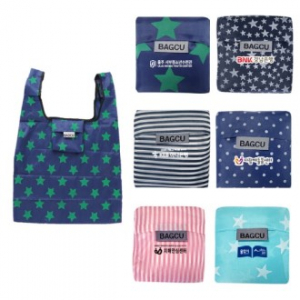 접이식 장바구니  포켓가방 대형 37x54x10cm