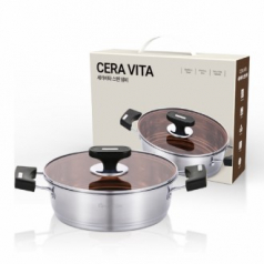 세라비타 인덕션 스텐 전골냄비 24cm