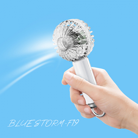 블루스톰 F19 초미니 휴대용 선풍기 투명 #4