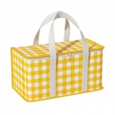 체크 피크닉 바구니 보온보냉가방