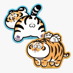 모양형 풀컬러 타이거 마우스패드