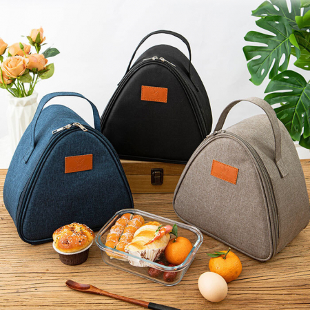 C088 빅삼각김밥 보냉백 모던 심플도시락가방 #3