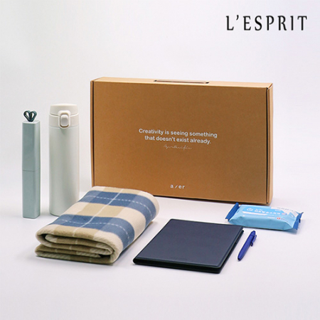 레스쁘리 프리미엄 일상 케어 웰컴키트 A(위드담요+코린텀블러+치약칫솔세트+메모패드+볼펜+손 #2