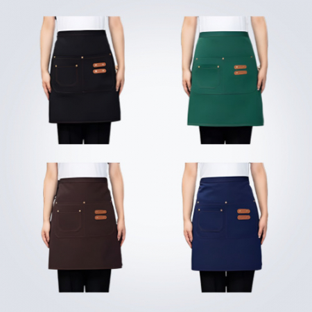 허리춤 앞치마 반 앞치마 하프 앞치마 카페 유니폼 바리스타 #2