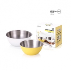 리빙아트 고급 컬러 믹싱볼2P