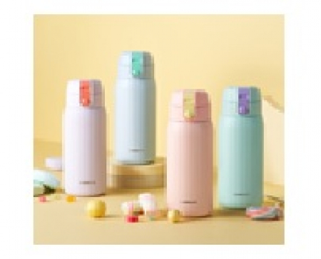 코튼캔디 원터치 텀블러 370ml 핑크, 바이올렛, 민트, 블루 #2