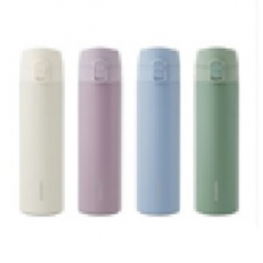 슬림핏 원터치 텀블러 400ml 아이보리, 바이올렛, 블루, 그린