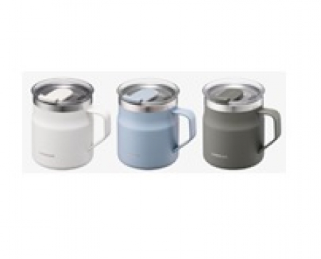 메트로 보온보냉 머그컵 355ml 콘크리트 화이트, 블루, 그레이 #2
