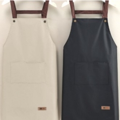 무지 깔끔 방수 카페 바리스타 앞치마