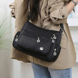 외출 나들이 패션 수납이좋은 캐주얼 포켓 숄더백 엄마 숄더백