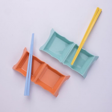 세니테이션 파스텔 2구 위생 수저받침 앞접시 단품 #2