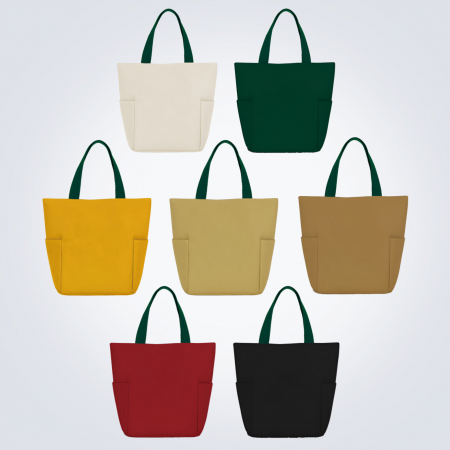 캔버스 도트백 손가방 미니 에코백 7컬러 #2