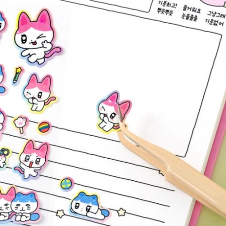 카카오프렌즈 골골즈 홀로그램스티커 #3