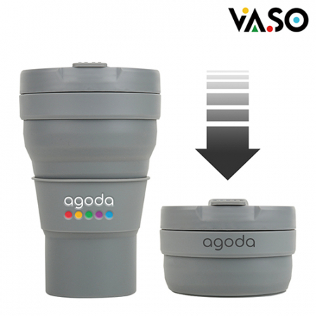 바쏘 마카롱 접이식 실리콘 텀블러 600ml #4