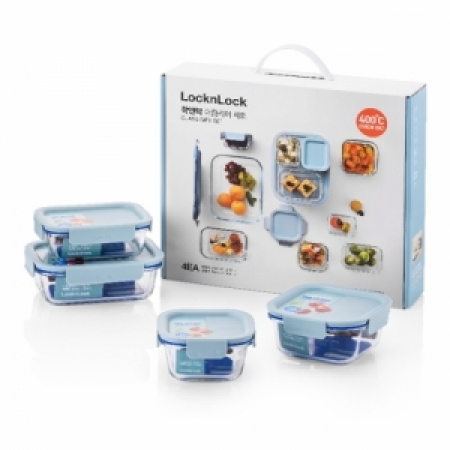 더클리어 플래티늄 밀폐용기 선물세트 4종 #2