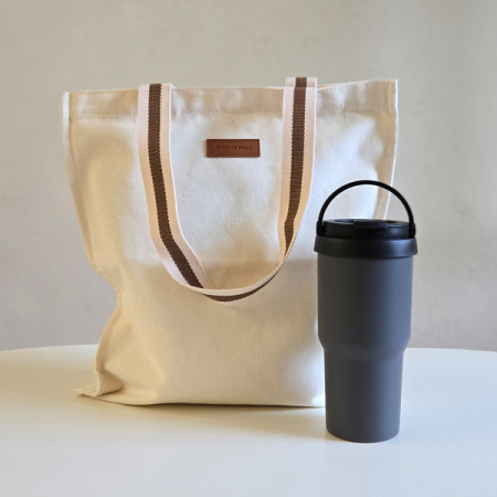 센트라도 에코백+라운드 핸들 텀블러 세트 #5