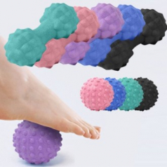 지압 안마볼 마사지볼 + 땅콩 스트레칭 지압볼 마사지기