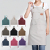 작은이미지: 고급소재 도톰한 캔버스 앞치마 방수 앞치마 빅포켓 앞치마 #2