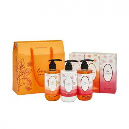 맨도롱제주 핸드워시300ml 1ea/ 바디워시300ml 1ea/ 바디로션300ml 1ea/ 단박스포함 바디세트1호 #2