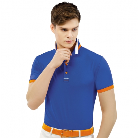 매직 스판덱스 멀티라인 카라 반팔 티셔츠 사방스판 남여공용 단체티 #3