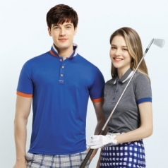 매직 스판덱스 멀티라인 카라 반팔 티셔츠 사방스판 남여공용 단체티