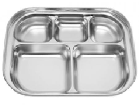 국산 304 어린이 스텐 5구 식판 #2