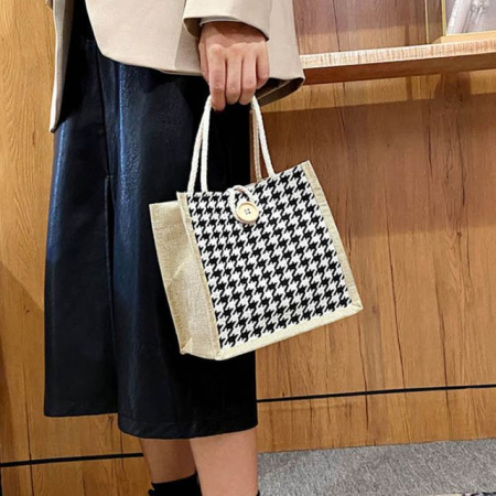 패브릭 천 크로스백 미니 사이즈 토트백 여대생가방 #2