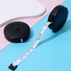 무지 기본 파우치 들어가는 미니 사이즈 휴대용 줄자