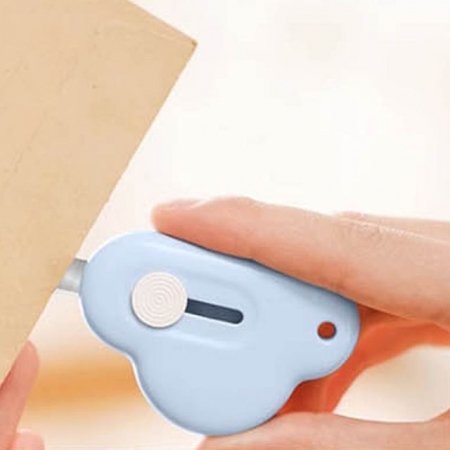 언박싱칼 커터 사무용 문구용 안전한 커팅 구름모양 #2