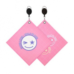 블루 스마일 극세사 골프타올