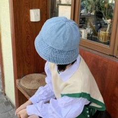 캐주얼하고 멋스러운 데님 벙거지 사계절 빈티지