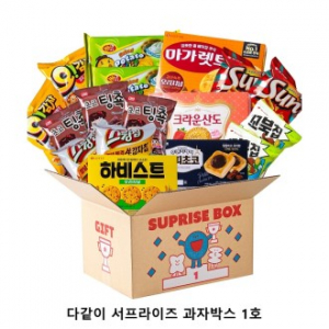 위크앤드 다같이 서프라이즈 과자박스 1호 간식세트