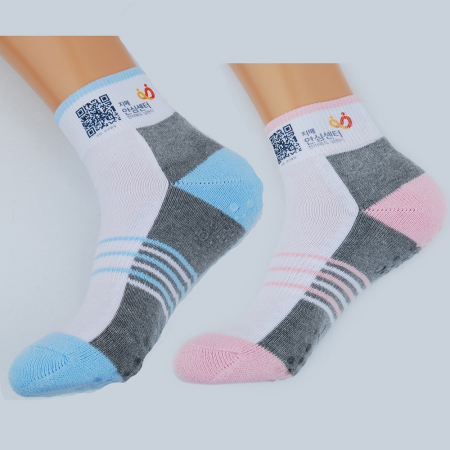 치매환자 실종 예방 양말 6종 세트-컬러인쇄 #4