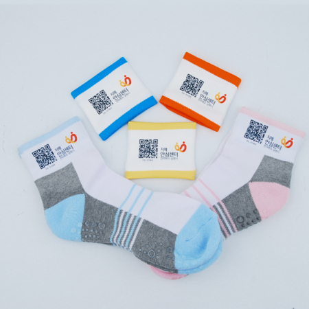 치매환자 실종 예방 양말 6종 세트-컬러인쇄 #2