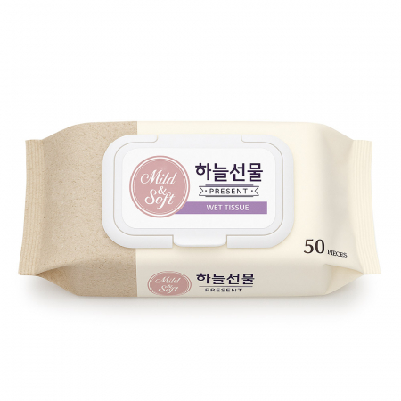 하늘선물 휴대용 물티슈 50매 #2