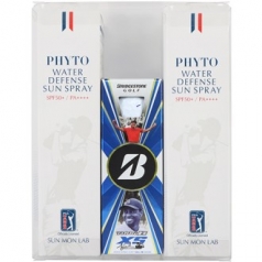 레시피 PGA TOUR 선몬랩 워터 디펜스 스프레이 150ml 2개 + 브릿지스톤 타이거우즈 골프공3구