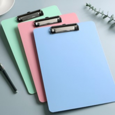 A4 파일 클립보드 6컬러 서류철 파일철 결재판 도면집게판  학교 학원 사무실