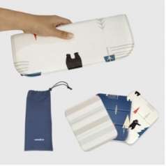 베어 생활방수 휴대용 접이식 쿠션매트 1인방석 국내생산