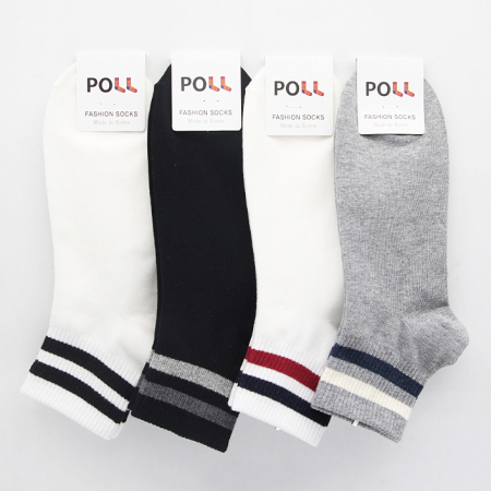 투라인 남자 여자 단목 스포츠 양말 // 국산 #2